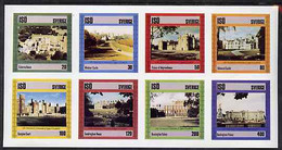 Iso - Sweden 1978 25th Anniversary Of Coronation Imperf Set Of 8 Values (Royal Castles & Palaces) MNH - Local Post Stamps