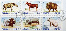 Oman 1972 Animals Cto Set Of 10 - Oman