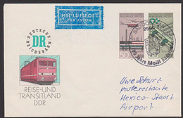 Railway, Germany DDR BAD Doberan SoSt. 100 Jahre MOLLI Bäderbahn Auf GA U3, Leipzig Hauptbahnhof - Covers - Used