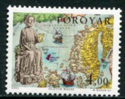 FAROE ISLANDS 1995 Millenary Of King Olav II  MNH / **.  Michel 288 - Färöer Inseln