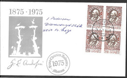 JP AFA   595   1975    Denmark Letter - Cartoline Maximum
