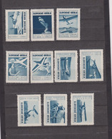 SLOVAKIA WW II Nice Lot Poster Stamps MNH SLOVENSKE KRIOLA - Neufs