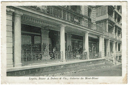 CPA Suisse. Leysin, Bazar A. Dubois, Galerie Du Mont-Blanc, Animée - VD Vaud