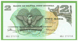 PAPUA NEW GUINEA 2 DOLLARS 1975  P-1  UNC - Papua New Guinea