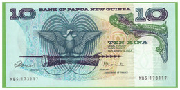 PAPUA NEW GUINEA 10 DOLLARS 1985/1987  P-7  UNC - Papouasie-Nouvelle-Guinée