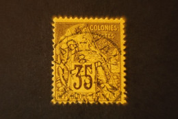 35 Cts Alphée Oblitéré Lao-kai Tonkin Du 8 Février 1894 - Alphée Dubois