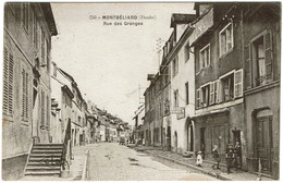 CPA Montbéliard 25. Rue Des Granges. Animée, 1924 ? - Montbéliard