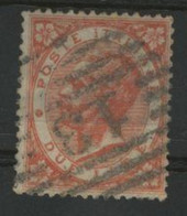 ITALIE ROYAUME N° 21, 1 Lire Rouge COTE 60 € Oblitéré. - Usati