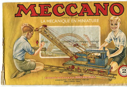 Catalogue Manuel D'instructions MECCANO 2  1949 - Meccano