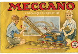 Catalogue Manuel D'instructions MECCANO 2 A 1950 - Meccano