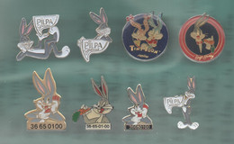 PINS PIN'S DISNEY 1125 BUGS BUNNY PILPA TINI TOONS LOT 8 PINS - Disney