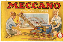 Catalogue Manuel D'instructions MECCANO 4 A 1952 - Meccano