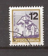 2002  3102C  JUGOSLAVIJA JUGOSLAWIEN   OVERPRINT PERF-  12 1-2   USED - Used Stamps