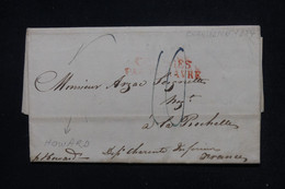 ETATS UNIS - Lettre De Charleston Pour La France En 1824 - L 114343 - …-1845 Préphilatélie