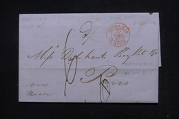 ETATS UNIS - Lettre De New York Pour La France En 1847 - L 114344 - Cartas