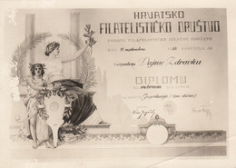 Croatia Croatian Philatelic Society 1933 - Croacia
