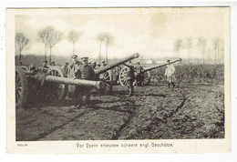 VOR YPERN - Erbeutete Schwere Engl. Geschütse - Guerra 1914-18