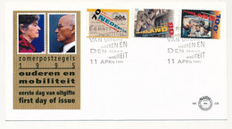 PAYS BAS - 2 Enveloppes FDC - "Travail Des Seniors" - 11 Avril 1995 - FDC