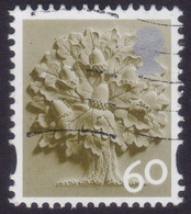 GREAT BRITAIN 2010 England 60p Oak Sc#22 - USED @R188 - England