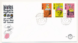 PAYS BAS - 2 Enveloppes FDC -"Child Series - Building On The Future" - Série Enfance - Construire Le Futur - 6 Nov 1996 - FDC