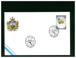 SAN MARINO - FDC 1992 -  ESPOSIZIONE MONDIALE FILATELIA TEMATICA - FDC