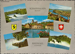 1106788  Schaffhausen Munot, Rheinfall Mehrbildkarte - Hausen Am Albis 
