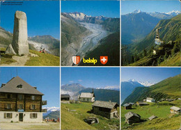 1106706  Belalp, Tyndall-Stein, Hotel Belalp, Gr. Aletschgletscher, Kapelle B... - Stein