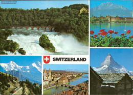 Delcampe - 1106699  Rheinfall, Luzern Mit Pilatus, Eiger-Mönch-Jungfrau, Zürich - Mon