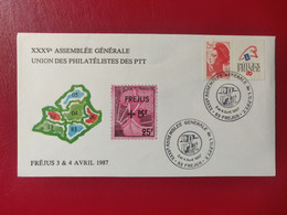 Union Des Philatélistes Des PTT - AG Du 03 04 1987 -  Fréjus - 1961-....