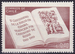 Chili YT 338 Mi 710 Année 1969 (MNH **) Ours - Livre - Bear - Book - Cile