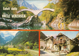 1107208  Saluti Dall Valle Verzasca Mehrbildkarte - Verzasca