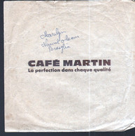 Publicité: Café Martin, 3 Disques 33T Souples: Karinne, Marilyn Et Brasilia, Avec Pochette - Formats Spéciaux