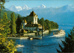 1107351  Schloss Oberhofen Am Thunersee, Eiger, Mönch Und Jungfrau - Oberhofen Am Thunersee