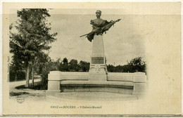 Cpa  Grez En Bouère (53)  Statue Du Général Villebois-Mareuil - Crez En Bouere