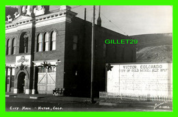 VICTOR, CO - CITY HALL - SANBORN - CARTE PHOTO - - Other