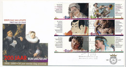 PAYS BAS - 2 Env. FDC - "200 Years National Museum - Rembrandt's" - 14 Avril 2000 - FDC