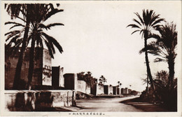 CPA AK MARRAKECH Les Remparts MAROC (23869) - Marrakech