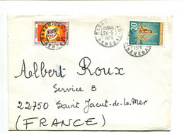 SENEGAL 1973 - Affranchissement Sur Lettre - - Senegal (1960-...)