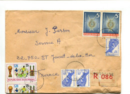 SENEGAL 1975 - Affranchissement Sur Lettre Recommandée - - Senegal (1960-...)