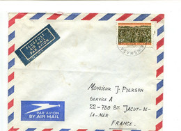 ZAIRE - Affr. Sur Lettre Par Avion - 10e An. Du Nouveau Régime (15k) - Other & Unclassified