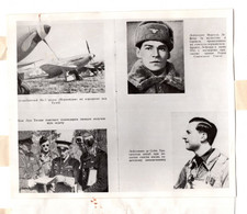 15316" WW2-AERONAUTICA MILITARE-FRONTE ORIENTALE-CACCIA YAKOVLEV YAK 3-MAGGIORE J.L. TOULIAN-TEN. DE SEIN-E.M. LEFEVRE " - Krieg, Militär