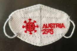 Austria 2021 Mini Pandemic Mask Unusual Stamp Odd Shaped Stamp MNH Medicine Epi Covid - Neufs