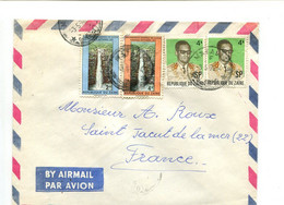 ZAIRE - Affr. Sur Lettre Par Avion - - Other & Unclassified