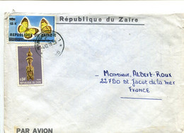 ZAIRE 1978 - Affr. Sur Lettre Par Avion Et à En-tête / - Sonstige & Ohne Zuordnung