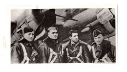 15321"WW2-AERONAUTICA MILITARE-FRONTE ORIENTALE-EQUIPAGGIO DOPO IL PRIMO ATTACCO AEREO SOPRA BERLINO" - Guerra, Militari