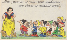 Walt Disney :  Lot De 6  Cartes De Blanche Neige + 1 Mignonette  ///  Ref. Jan. 22 /  N° 18.586 - Other & Unclassified