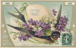 Joyeuses Pâques : Belle Carte Gaufrée    ///  Ref. Jan. 22 /  N° 18.598 - Easter