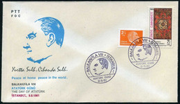 Turkey 1981 The Day Of Atatürk, Philatelic Exhibition BALKANFILA VIII | Special Cover, Istanbul, Aug. 9 - Cartas & Documentos