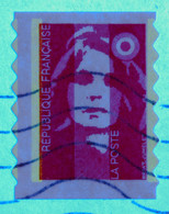 1994 - Marianne Du Bicentenaire N°2874 - Variété 3 Bandes Phosphore / Fragment - Used Stamps