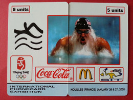 SIT 2008 Houilles JO Coca Cola Mc Donald Natation 100 Exemplaires Willcom Jeux Olympiques Neuves  ((BB0621 - Giochi Olimpici